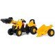 NC Tracteur A Pedales + Remorque Rollykid Jcb