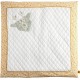 Grand Tapis 100x100 Cm En Coton Blanc