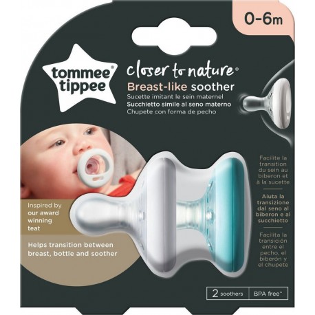 TOMME TIPPEE Sucette 0-6 mois Closer to nature lot de 2 sucettes