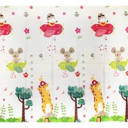 NC Tapis D'eveil Pliable Réversible Bébé Licorne & Animaux Par Kidolo