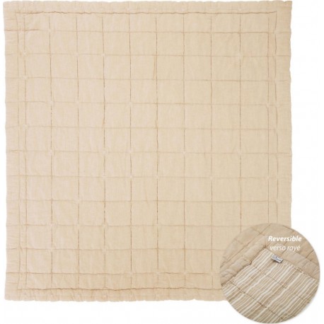 NC Baby Relax Tapis Coton Anna Caramel Lave Par Nattiot 100 X 140 Cm