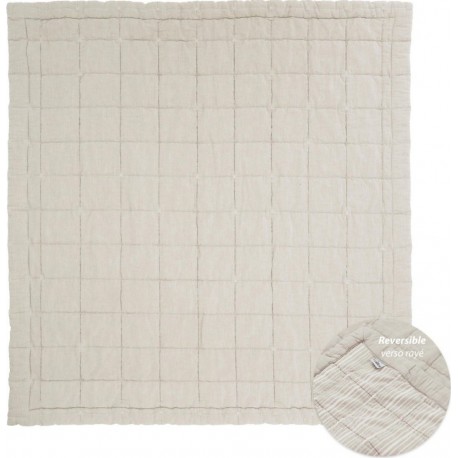 NC Baby Relax Tapis Coton Anna Sable Lave Par Nattiot 87 X 100 Cm