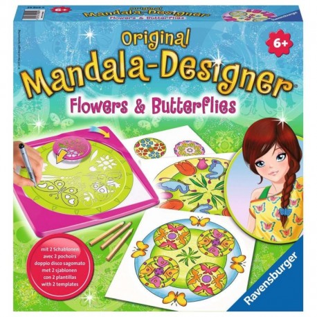 Ravensburger Mandala - midi - Flowers & butterflies