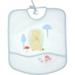 NC Baby Calin Bavoir Imperméable Hérisson Avec Poche 6 Mois