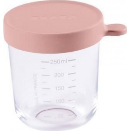 NC Beaba Portion Verre 250 Ml Old Pink