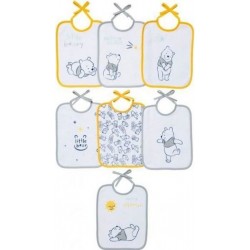 Disney Winnie Lot De 7 Bavoirs Naissance 20 X 25 Cm