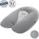 NC Candide Coussin De Maternité Multirelax Jersey Gris Chiné/étoiles