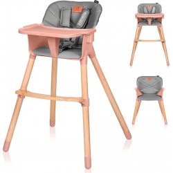 NC Chaise Bébé Koen Rose Rose