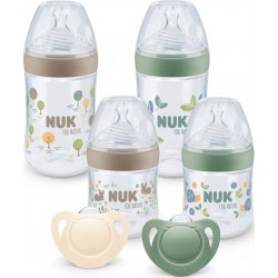 Coffret Naissance Perfect Start For Nature 4 Biberons, 2 Sucettes Nuk