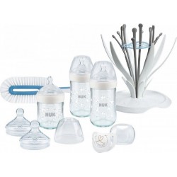 NC Grand Set 3 Biberons Nature Sense Verre Indicateur De Température Nuk