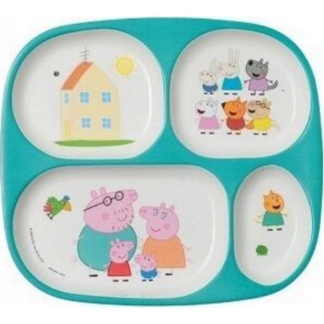 Peppa Pig Plateau 4 Compartiments Peppa Pig