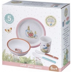 NC Coffret Cadeau 5 Pieces Pierre Lapin Rose