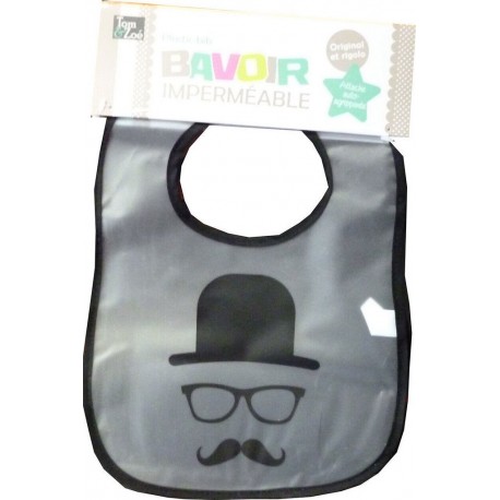 NC Tom & Zoe Bavoir Imperméable Humoristique Moustache