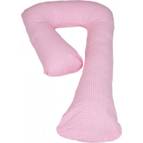 NC Coussin D'accouchement Pre/post Natal Rose À Carreaux