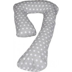 NC Coussin D'accouchement Pre/post Natal Pois De Gris