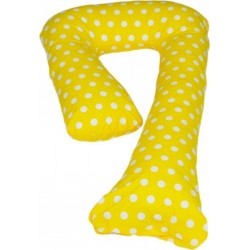 NC Coussin D'accouchement Pre/post Natal Pois De Jaune