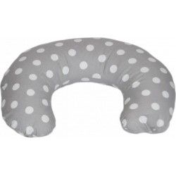 NC Coussin Appui-tête Pois De Gris