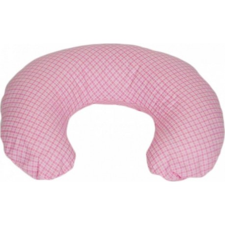 NC Coussin Appui-tête Rose À Carreaux