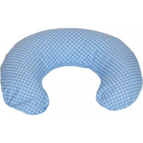 NC Coussin Appui-tête Bleu À Carreaux