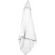 Cape De Bain Eponge Et Gaze De Coton 75 X 75 Cm Blanc