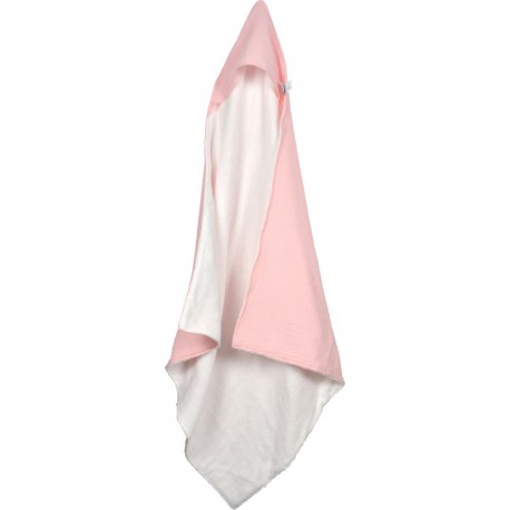 NC Cape De Bain Eponge Et Gaze De Coton 75 X 75 Cm Rose