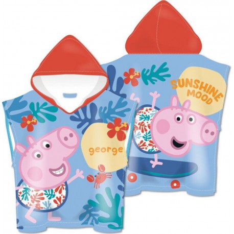 Peppa Pig Poncho Microfibre Surf 55x55cm