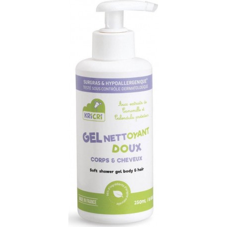 Gel nettoyant doux corps et cheveux 250ml Made in France 250ml