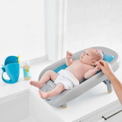 Skip Siège De Bain Inclinable Pour Bébés Moby Bleu Hop