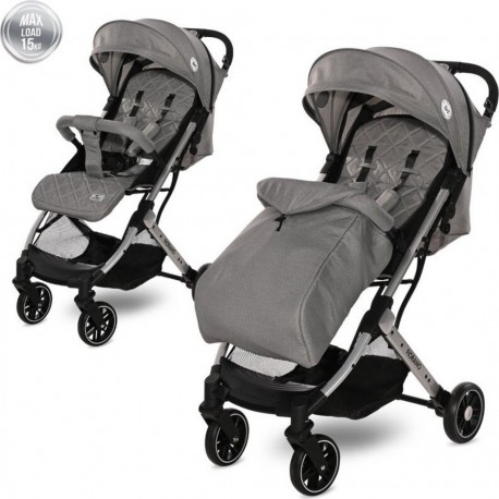 NC Poussette Compacte Légère Bébé Pliable/ Fiorano Ultra Compacte Lorelli Gris