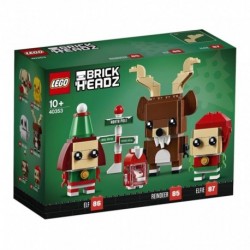 LEGO 40353 Brickheadz - Renne, Elfe et Elfie