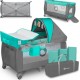 NC Lit Bébé Sven Plus Turquoise-gris