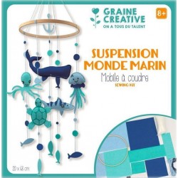 NC Je Fabrique Mon Mobile Bébé Monde Marin Coffret Diy