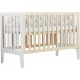 Lit Bébé Kippy 60 X 120 Blanc Et Naturel