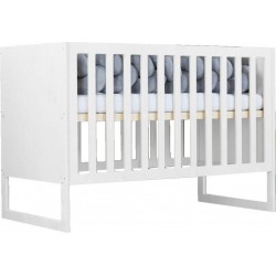 Lit Bébé Chruppy 60 X 120 Cm Blanc