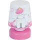 NC Veilleuse Poussoir Multicolore Licorne 11.5 Cm