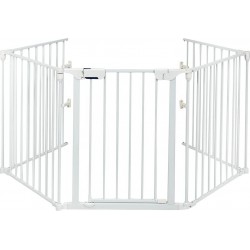 NC Costway Barrière Sécurité Enfant 5 Panneaux Protection Pour Cheminée