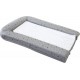 NC Domiva Matelas Langer Pvc + 2 Éponges Amovibles Gris Imprimé Étoile la bouteille