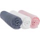 NC Lot De 3 Draps Housse Jersey 100% Coton (60x120 Cm) Easy Dort