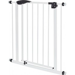 Protection De Porte Blanche, 75-85 Cm, Sans Perçage, En Métal Thermolaqué