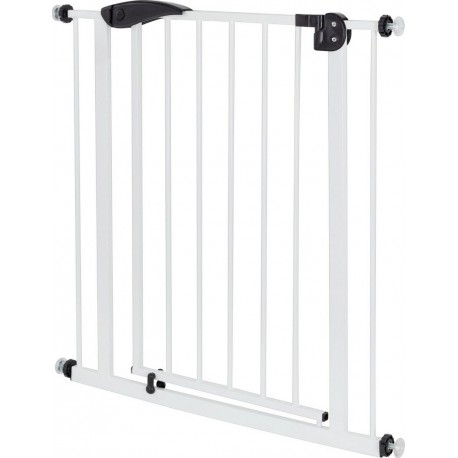 Protection De Porte Blanche, 75-85 Cm, Sans Perçage, En Métal Thermolaqué