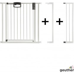 Barrière De Porte À Pression Easylock Plus Métal 104,5 Cm 112,5 Cm Blanc