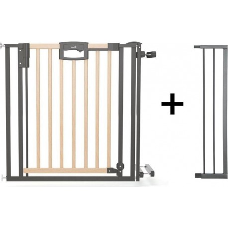 NC Barrière D'escalier À Pression Easylock Plus Bois/métal 100 Cm 108,5 Cm