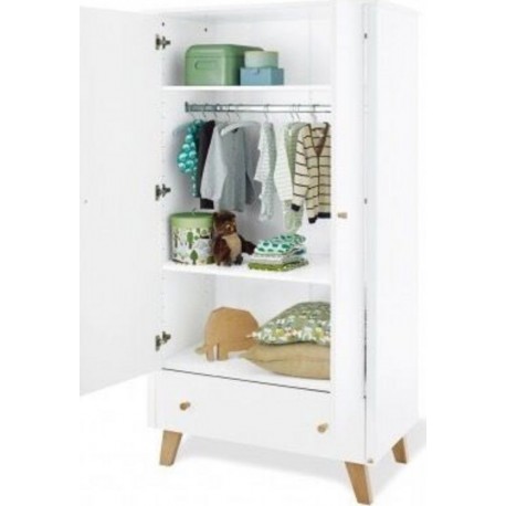 NC Chambre De Bébé Pan 3 Pièces Lit De Bébé Évolutif Commode À Langer Armoire