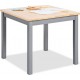 NC Table Enfant Fenna Gris Naturel 57x57cm