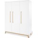 Grande Armoire 'riva' Blanc Bois