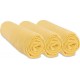 NC Lot De 3 Draps Housse Jersey 100% Coton 40x80 / 90 Cm Jaune