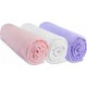 NC Lot De 3 Draps Housse Jersey 100% Coton 40x80 / 40x90 Cm