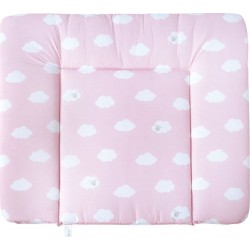 ROBA PU ROBA Matelas à langer Kleine Wolke rose – 85 x 75cm – Revêtu de PU