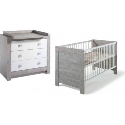 NC Ensemble Lit Enfant Commode À Langer Nordic