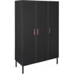 NC Armoire 3 Portes Melody Noir